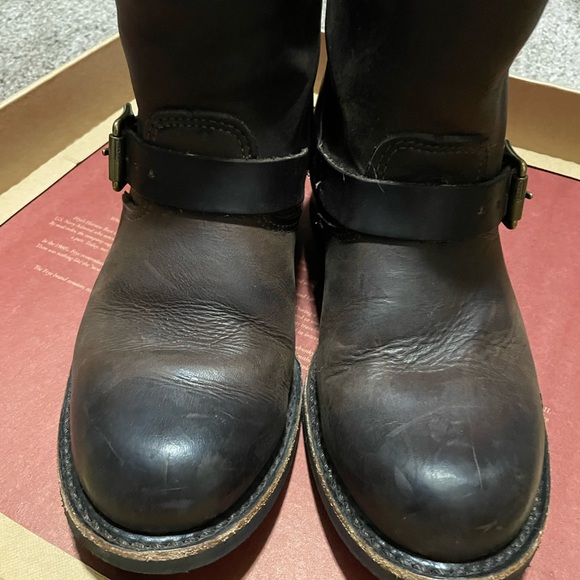 COACH x Frye Engineer boots rabbit lined 8.5 - Picture 8 of 10